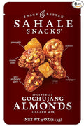 Sahale Snacks Gochujang Almonds Glazed Mix, Kosher, Gluten Free, 4 Ounce (Pack of 6)