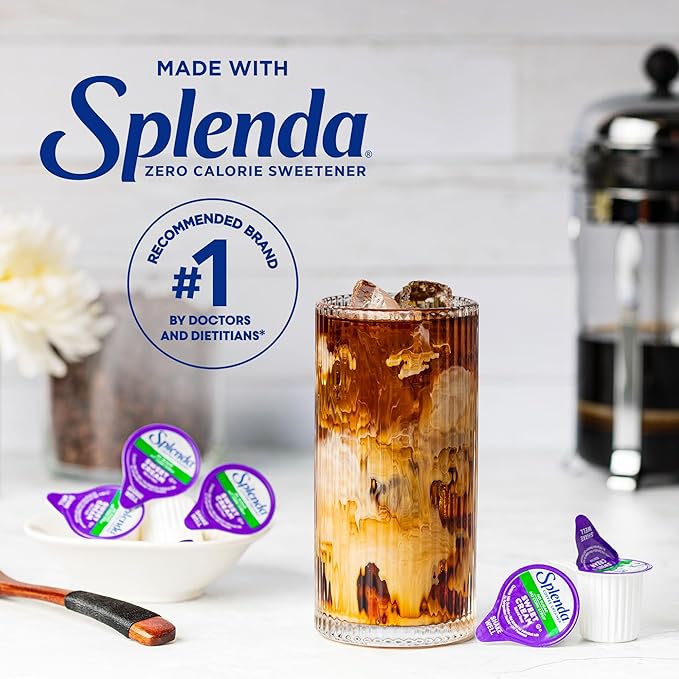 SPLENDA Single Serve Coffee Creamer Cups, Sugar Free Sweet Cream, 180 Count