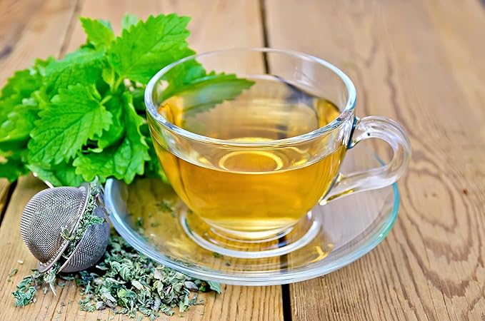 Lemon Balm (Herbal Tea): (Melissa Officinalis Caffeine Free) - Balm Leaf (Cut and Sifted), 1lb (16Oz) U.S. Wellness Bulk Tea