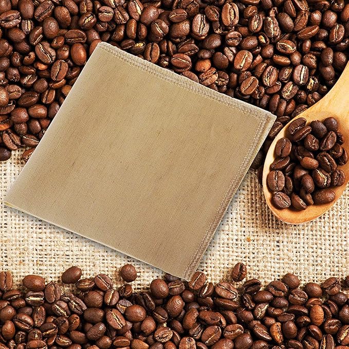 Organic Hemp Reusable Coffee Filter - Compatible With Chemex Coffee Makers (1, Chem)