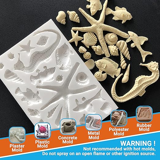 Silicone Mold Release Spray (2x16.9 fl oz / 500ml) Release Agent for Epoxy Resin, Candle & All Molds | Smooth, Non-Stick Lubricant for Easy Removal | 2 Pack