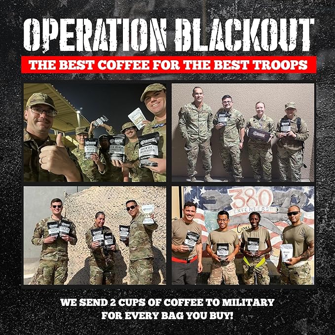 Blackout Coffee Blueberry Crumble Flavored Medium Roast - Freshly Roasted in the USA - 12 oz Ground Coffee Pouch