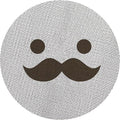 51mm Espresso Puck Screen, Lower Shower Screen, Metal Coffee Reusable Filter for 51mm Espresso Portafilter Basket, 1.7 Thickness(Mustache)