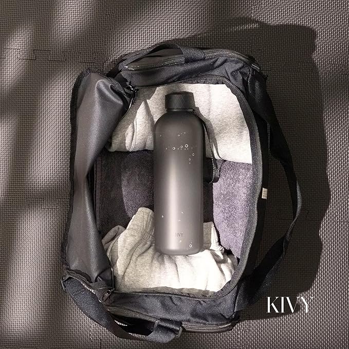 KIVY Slim Water Bottle 50oz [Lightweight & Shatterproof] - Reusable Tritan Water Bottle - Leak Proof Water Bottle for Women & Men - No Spill - Dishwasher Safe - BPA Free
