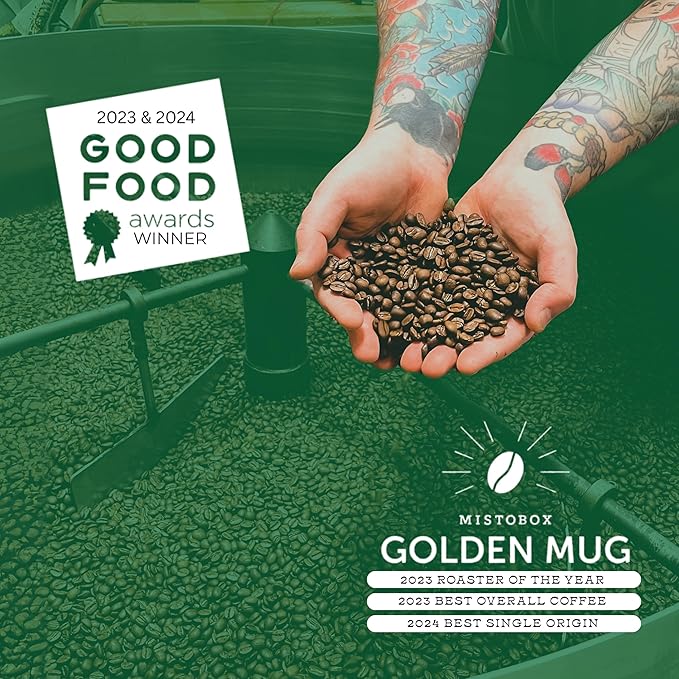 Goshen Coffee Roasters Whole Bean Black Dog Espresso Blend | Dark Roast, Espresso or Brewed | Award-Winning, Natural and Washed | Roasted Nuts, Molasses, Dark Cocoa Flavors | 5 lb Bag