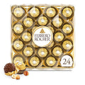 Ferrero Rocher, 24 Count, Premium Milk Chocolate Hazelnut, Chocolates for Gifting, 10.6 oz