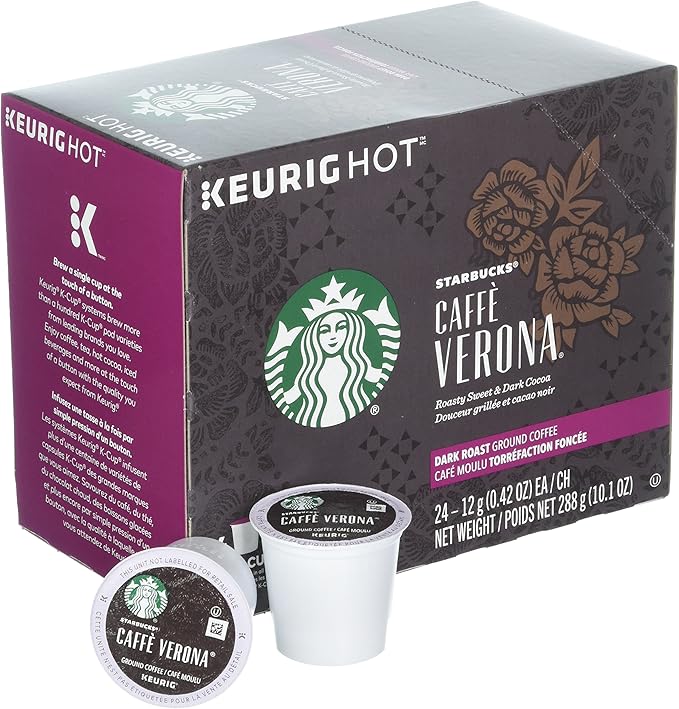 Starbucks Coffee K-Cup Pods, Caffe Verona, 32 CT