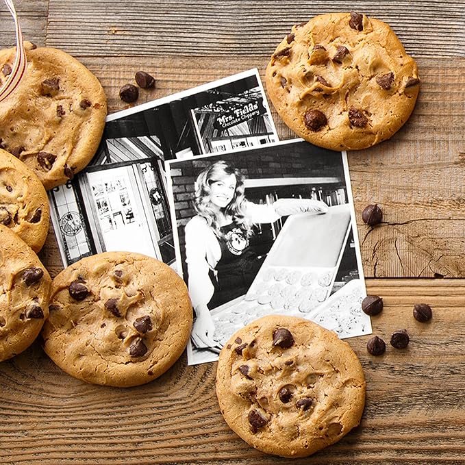 Mrs. Fields Classic Cookie Jar - Assorted with 14 Original Cookies in 5 Classic Flavors