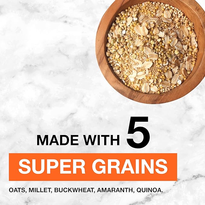 KIND Healthy Grains Granola, Peanut Butter Clusters, Healthy Snacks, Gluten Free, 100% Whole Grains, 10g Protein, 11oz, 6 Count