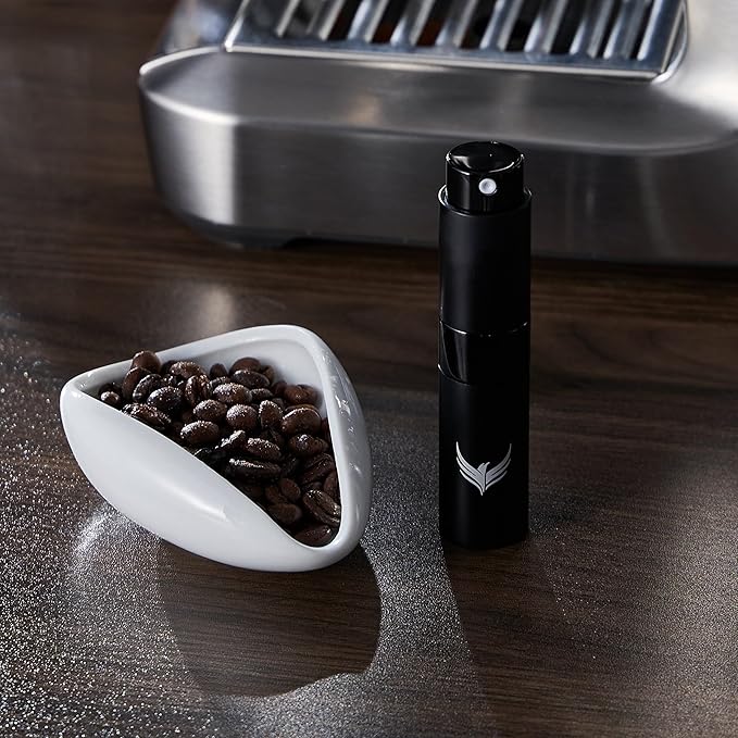 Coffee Dosing Cup and RDT Spray Bottle Gift Set Coffee Bar Accessories Ceramic Espresso Dosing Bowl Single Dose Measuring Tray Kit