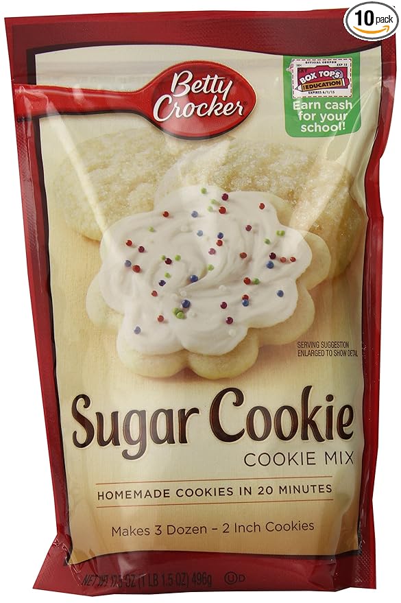 Betty Crocker Sugar Cookie Mix, 21 Ounce (Pack of 10)