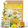 FreshDrinkUS, Premium 80 Mullein Leaf Tea Bags – 100% Natural, Pure, & Caffeine-Free Herbal Tea for Lung – Loose Leaf, No Sugar, Vegan, Gluten-Free, Made with Natural Material Tea Bags