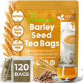 FreshDrinkUS, Premium 120 Barley Tea Bags, 100% Natural & Pure from Barley. Herbal Tea. Made with Natural Material Tea Bags. No Sugar, No Caffeine, No Gluten, Vegan.