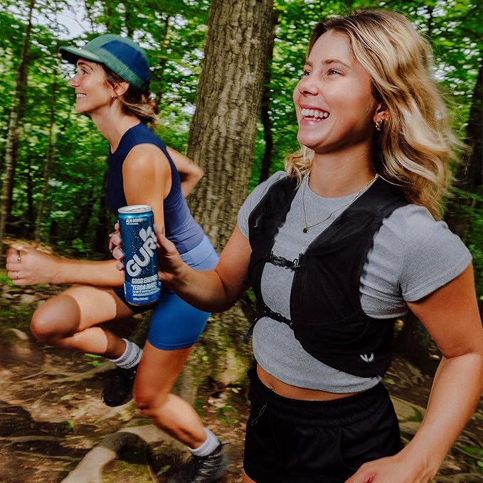 GURU Yerba Mate Organic Energy Drinks, Clean Energy Drink with Plant Based Natural Caffeine from Green Tea, Low Calorie, Gluten Free, 140mg Caffeine, Healthy Drinks, Acai Berry, 12oz (Pack of 12)