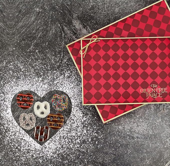 Gluten Free Palace Chocolate Covered Pretzels Gift Basket – Mother’s Day Chocolate Pretzel Gift – Gluten Free Easter Treats – Family, Friends, Corporate, Thank You & Get Well (4 Flavors)