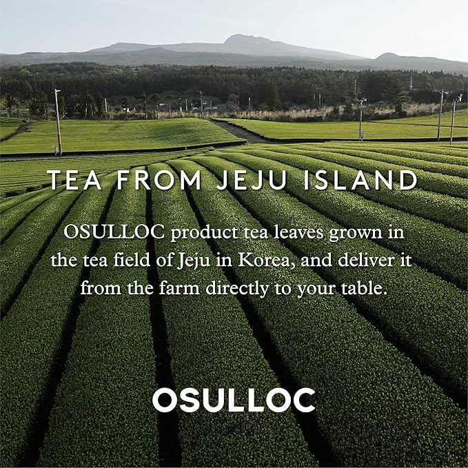 OSULLOC Peach Black Tea (Tropical Mango & Peach Flavor), Fruit tea Blend, Premium Teabags from Jeju Island, 20 count