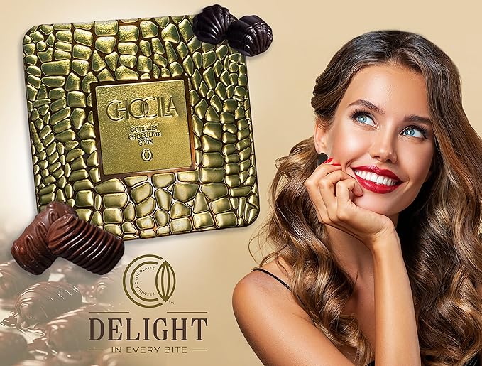 Chocolate Gift Basket, Gourmet Chocolates Variety Snack Box, Assorted Food Arrangement Platter, Birthday Present, Holiday, Corporate Parties, Sympathy, Candy Gifting Idea, Him, Her, Men, Women, Family (Gold Delight)