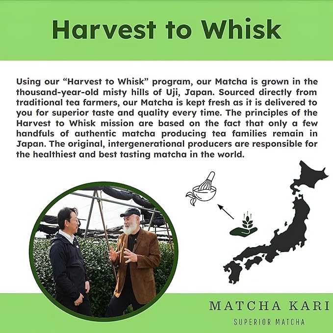 Matcha Kari Dr. Weil Complete Tea Set - White - Japanese Ceremonial Organic Matcha with Whisk and Holder, Ceramic Bowl, Sifter, and Scoop