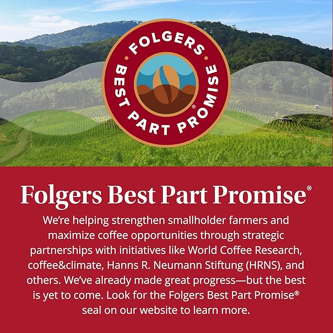 Folgers Classic Roast Medium Roast Coffee, 192 Keurig K-Cup Pods