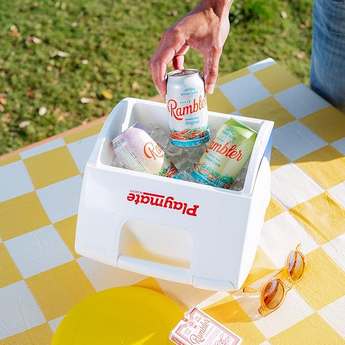 AUTX RAMBLER Sparkling Water, Texas Limestone Mineral Blend, Original Natural Flavor, 12-Ounce Cans, Three 8-Packs (24 Cans)