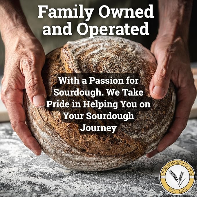 700 Year Old Swiss Sourdough Starter | Heirloom Sourdough's Private Collection | Easy to follow instructions | Includes detailed instructions and recipe |