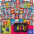 I AM Snacky - Thanksgiving Snack Box Variety Pack Care Package + Greeting Card - SNACKY'S PARTY PACK (100 Count) Birthday Sweet Treats Gift Basket, Candies Chips, Office Food Assortments
