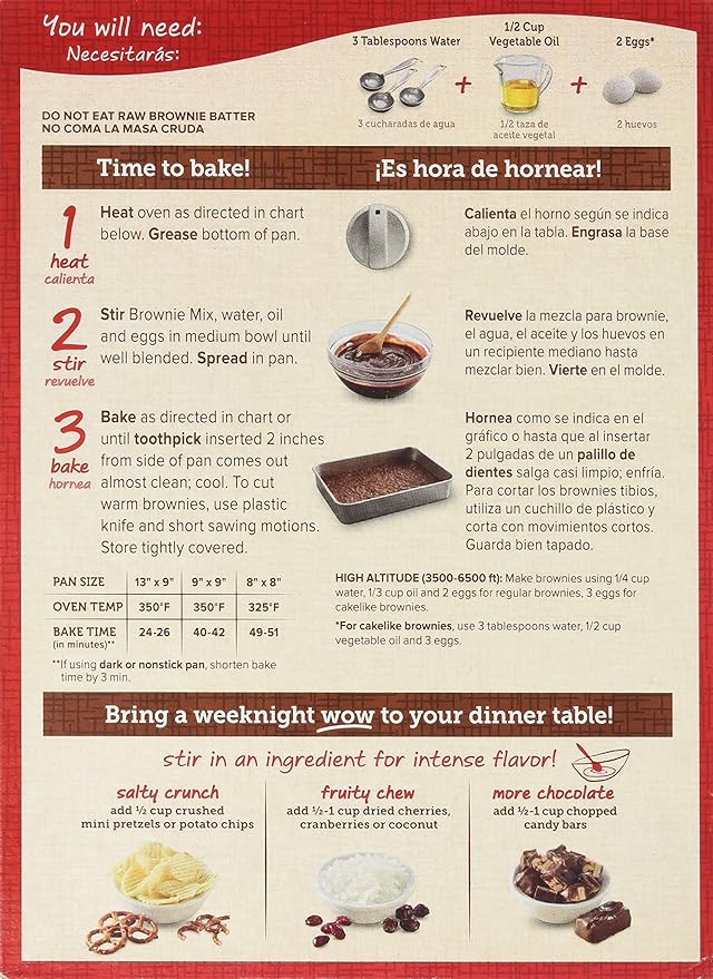 Betty Crocker Milk Chocolate Brownie Mix 18.4oz. (Pack of 4 Boxes)