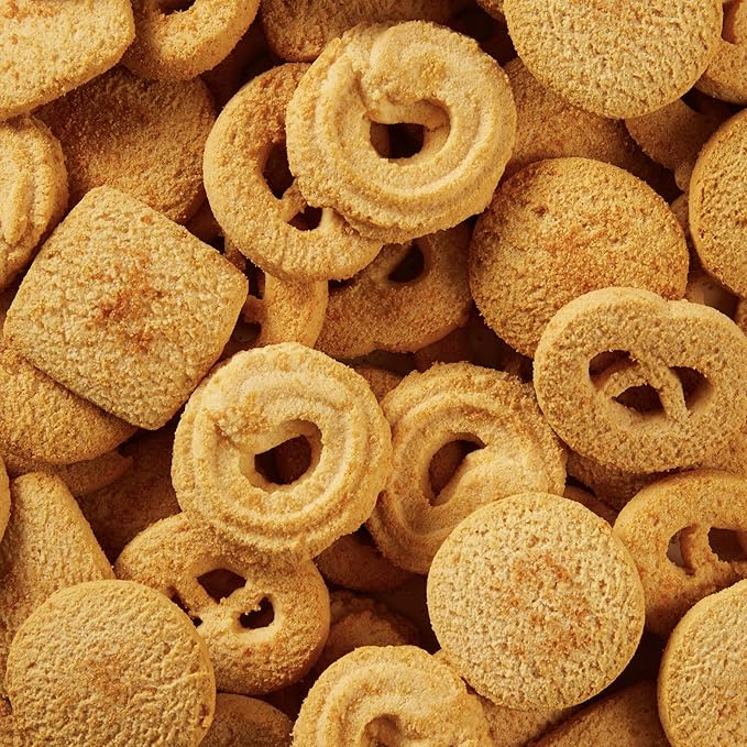 ChocZero Keto Butter Cookies, Sugar Free Danish Shortbread, Gluten Free, Low Carb, High Fiber, 8 oz Box