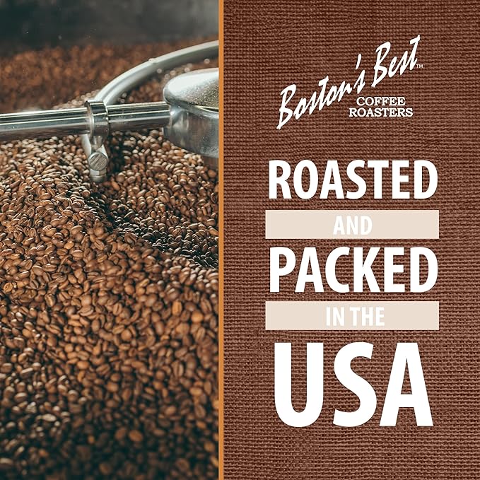 Boston’s Best Coffee - Hazelnut Decaf Gourmet Delicious Medium Roast Nutty Premium Ground Coffee, 11 oz. / 311 g Coffee Bag