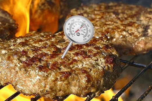 1 3/8 Inch Dial Milk Coffee Food Thermometer with Clip,Best Instant Read Thermometer for The Coffee Drinks,Chocolate Milk Foam,Meat Cooking