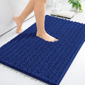 Arotive Luxury Chenille Bathroom Rug Mat, Extra Soft Thick Absorbent Shaggy Bath Rugs, Non-Slip Machine Wash Dry, Plush Bath Mats for Bathroom, Shower and Tub, 30x20, Royal Blue
