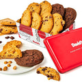 David's Cookies Freshly Baked Cookies Assortment - Delicious Handmade Soft Variety - Exquisite Gourmet Gift for Friends & Family on Special Occasions - Chocolate Chunk, Peanut Butter Chip, Double Chocolate Chunk & Oatmeal Raisin Flavors 8 Count