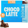 TCHO Choco Latte 47% Oat Milk Chocolate Bars (10 pack) | Plant Based, Organic & Fair Trade, | Non GMO, Non-Dairy, Vegan Chocolate, Soy Free (2.5oz each)