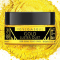 MONÉGASQUE Gold Edible Glitter for Drinks 7g – Edible Glitter for Cakes & Cocktails - Gold Luster Dust for Cocktail, Cake Decorating, Food Decorations Sprinkles Spray - Drink Shimmer Powder