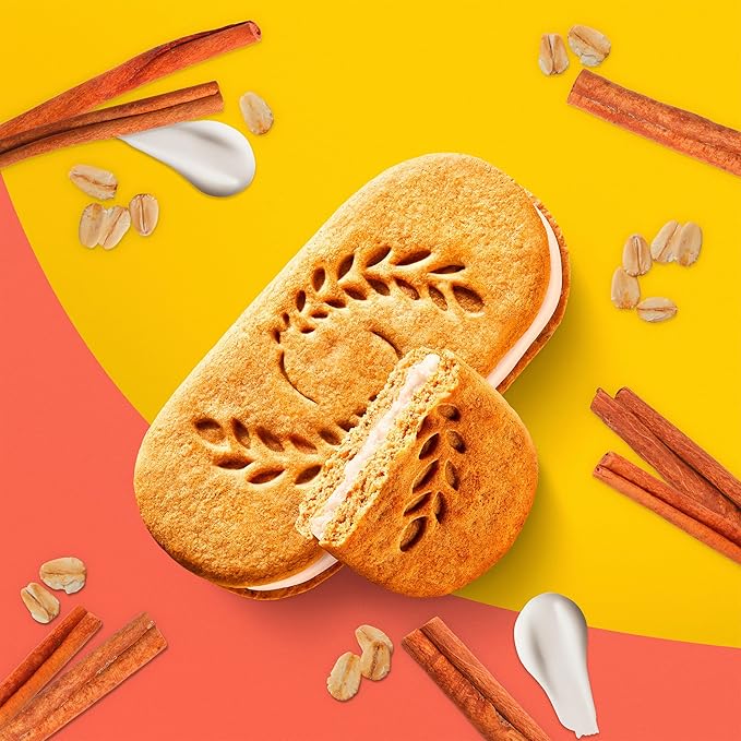 belVita Breakfast Biscuit Sandwiches, Cinnamon Brown Sugar & Vanilla Creme Flavor, 5 Packs (2 Biscuit Sandwiches Per Pack),5 Count(Pack of 1)