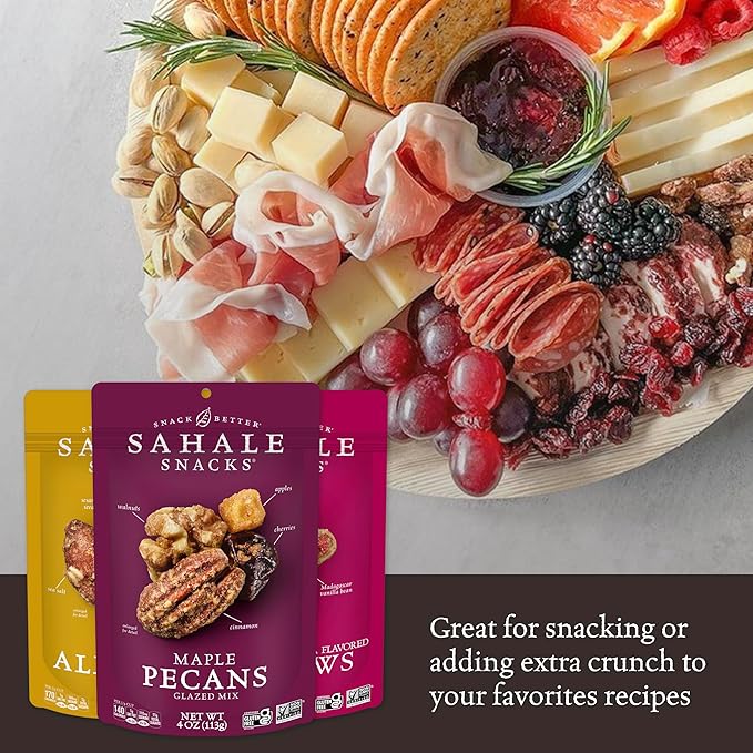 Sahale Snacks Glazed Nut Mix Variety Pack, 4 Ounces (Pack of 6)