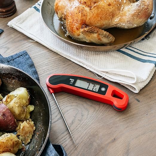 Lavatools Javelin® PRO Duo Ultra-Fast 2-Second Professional Digital Instant Read Meat Thermometer for Grill and Cooking, Auto-Rotating Backlit Display, IP65 Water Resistant, NSF Certified – Sambal