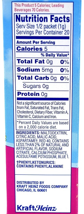 Crystal Light On The Go Raspberry Ice Drink Mix, 10-Packet Box (Pack of 7)