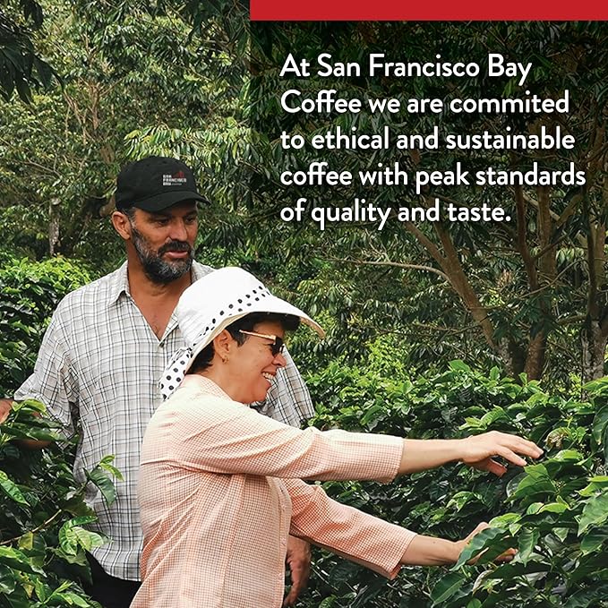 San Francisco Bay Compostable Coffee Pods - 100% Colombian (80 Ct) K Cup Compatible including Keurig 2.0, Medium Roast