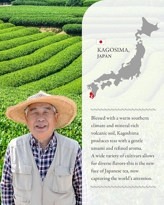 SUMIRE Japanese Genmaicha Brown Rice Green Tea, matcha Blend, Nutty Flavor