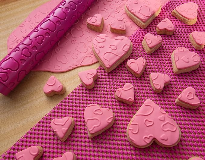 Bakerpan Premium Rolled Pink Fondant for Cake Decorating - 1 Pound, Vanilla Flavor