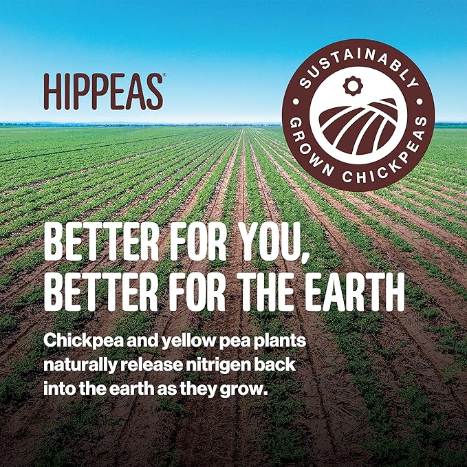 Hippeas Chickpea Puffs, Vegan Nacho Vibes, 0.8 Ounce (Pack of 18), 3g Protein, 2g Fiber, Vegan, Gluten-Free, Crunchy, Plant Protein Snacks