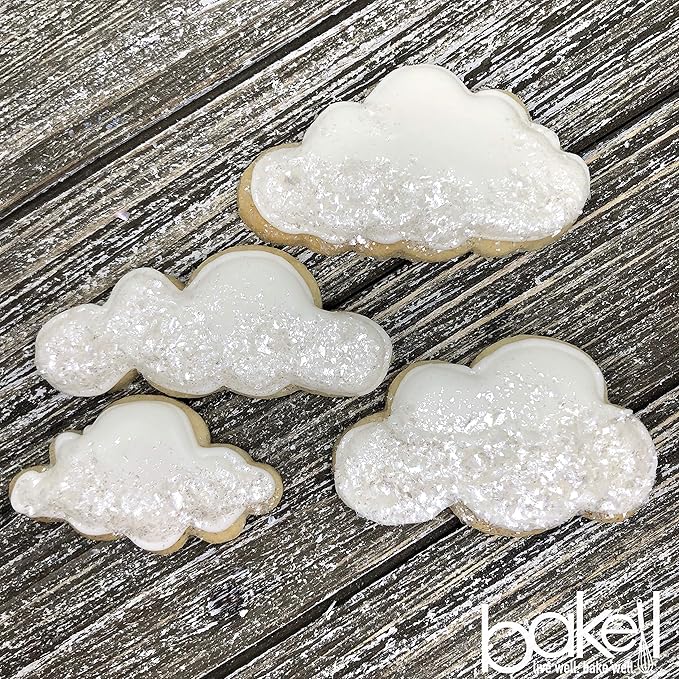 Bakell Tinker Dust - Black Shimmer (25g 1x Jar) | Edible Glitter for Cakes, Cupcakes, Cake Pops, Drinks, Dessert