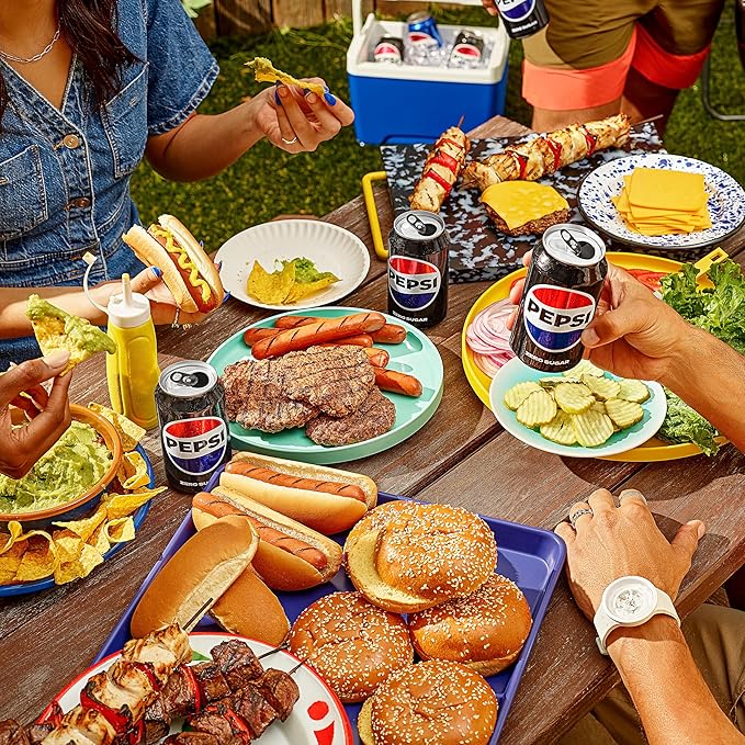 Pepsi Wild Cherry Cola Soda Pop Mini Cans, 7.5 Ounce Mini Cans (10 Pack) (Packaging May Vary)