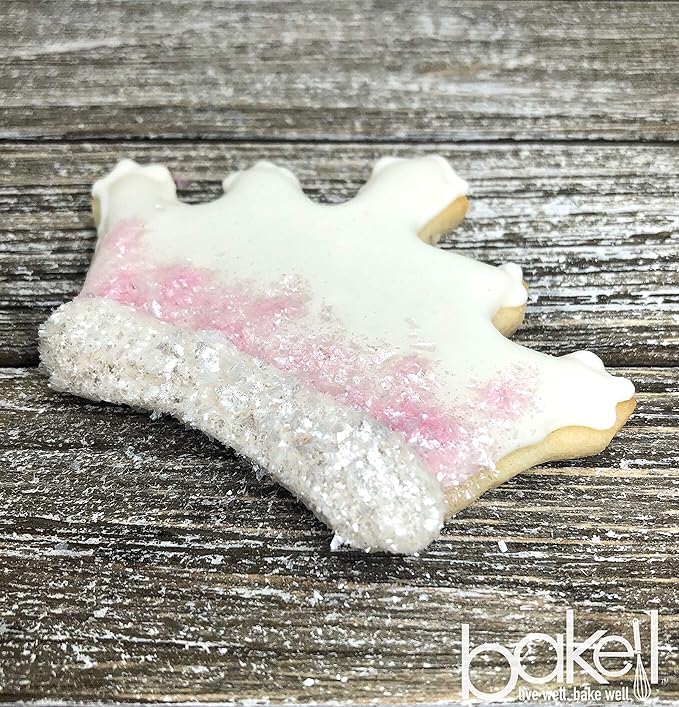 BAKELL Deep Pink Edible Glitter, 25 Grams | TINKER DUST Edible Glitter | KOSHER Certified | 100% Edible Glitter | Cakes, Cupcakes, Cake Pops, Drinks, Dessert Vegan Glitter & Dusts (25g, Deep Pink)