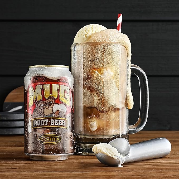 Mug Root Beer Soda, 7.5 Ounce Mini Cans (Two packs of 10)