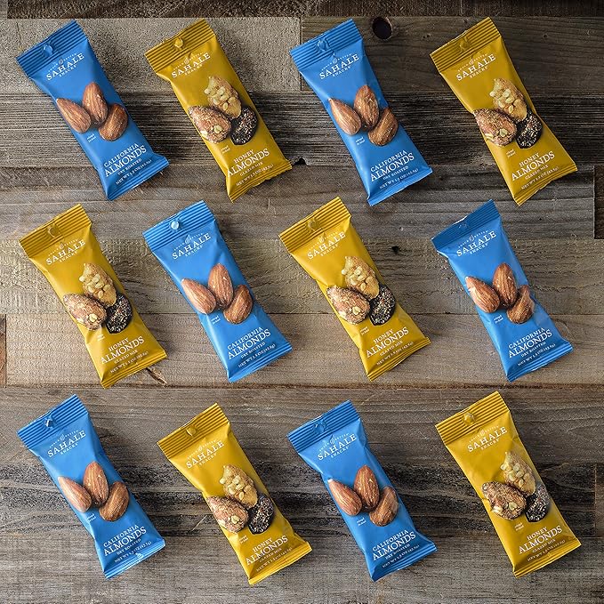 Sahale Snacks Almonds Variety Pack, 1.5 Ounces (Pack of 12)